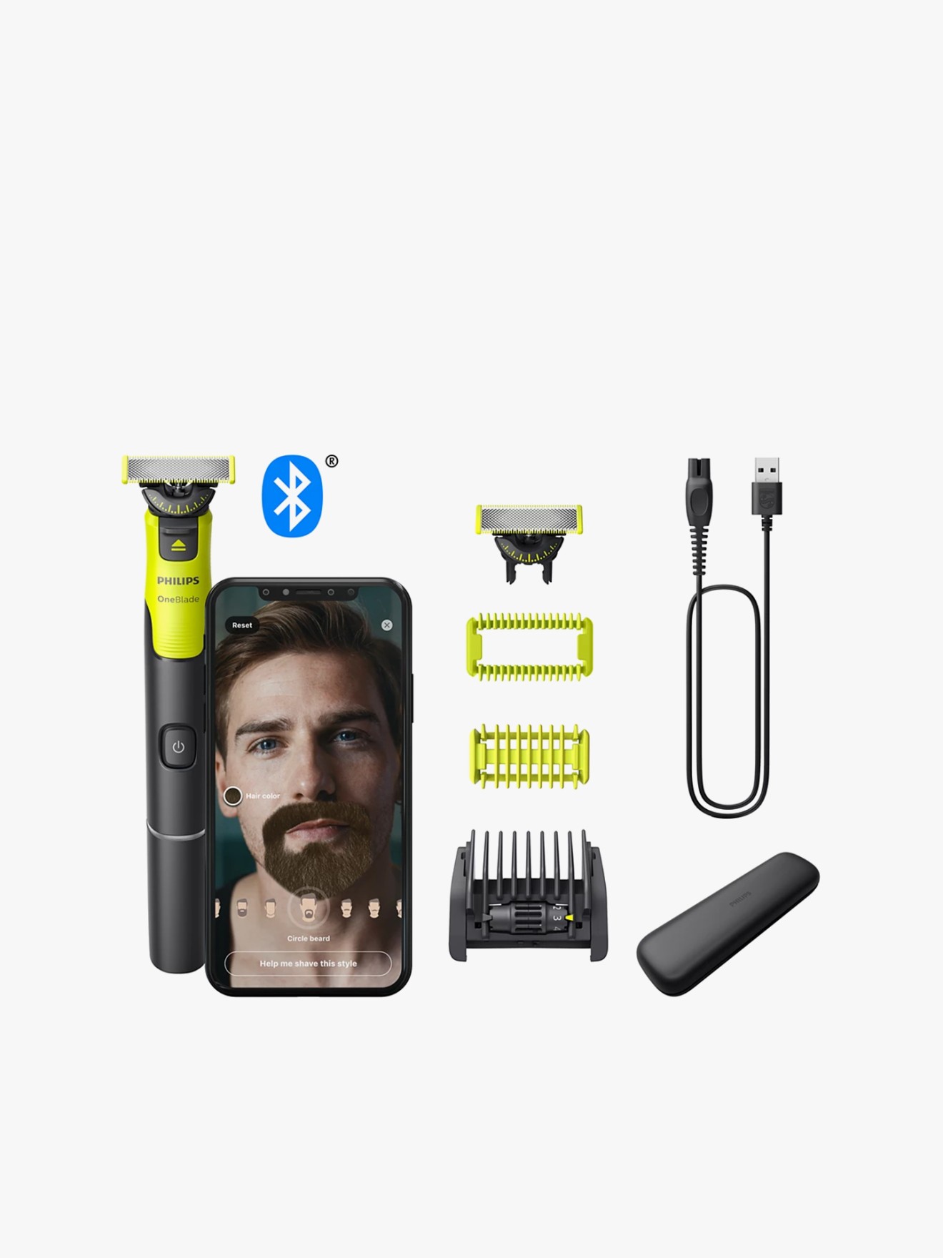 Aparador OneBlade 360 QP4631/65 Bluetooth