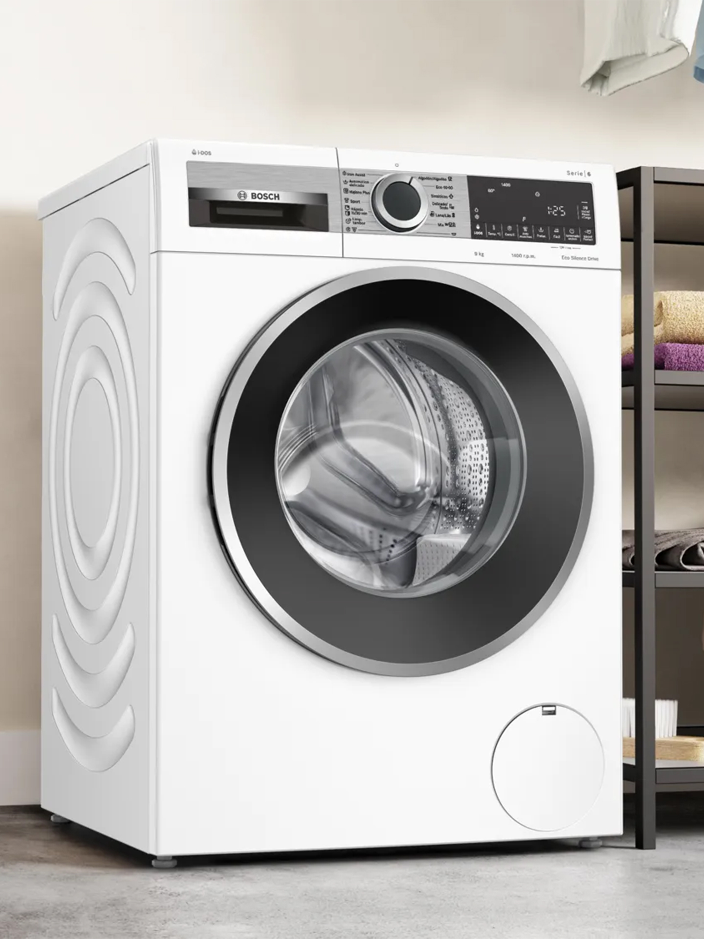 Máquina de Lavar Roupa Serie 6 9 kg