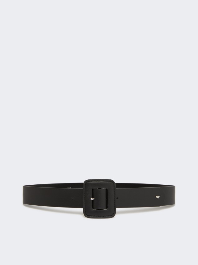 Cinto Largo em Pele Brio