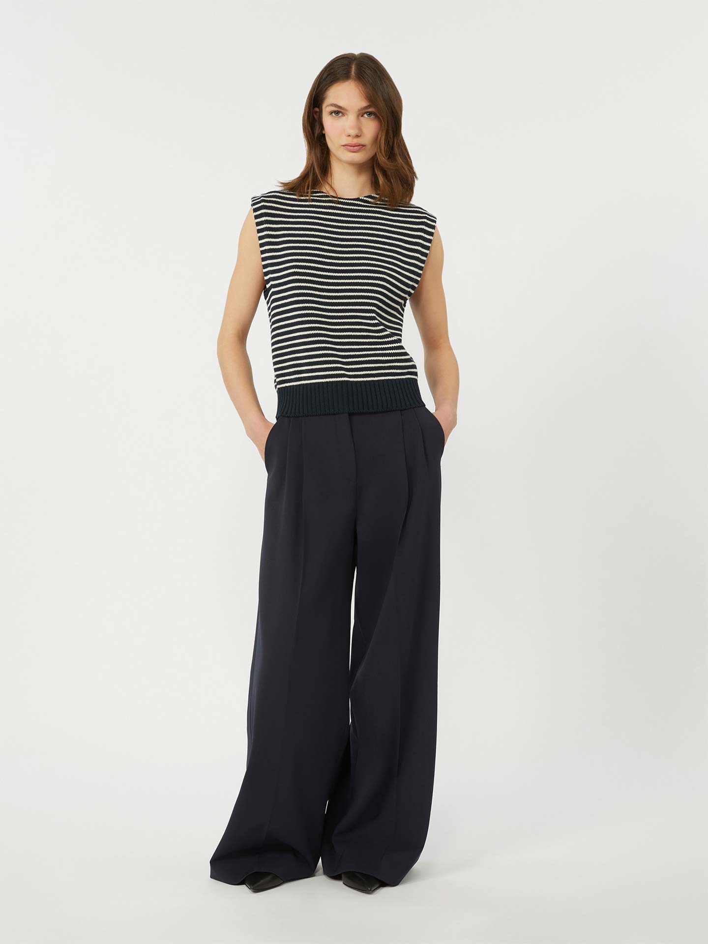 Colete de Malha às Riscas WKDLANDA