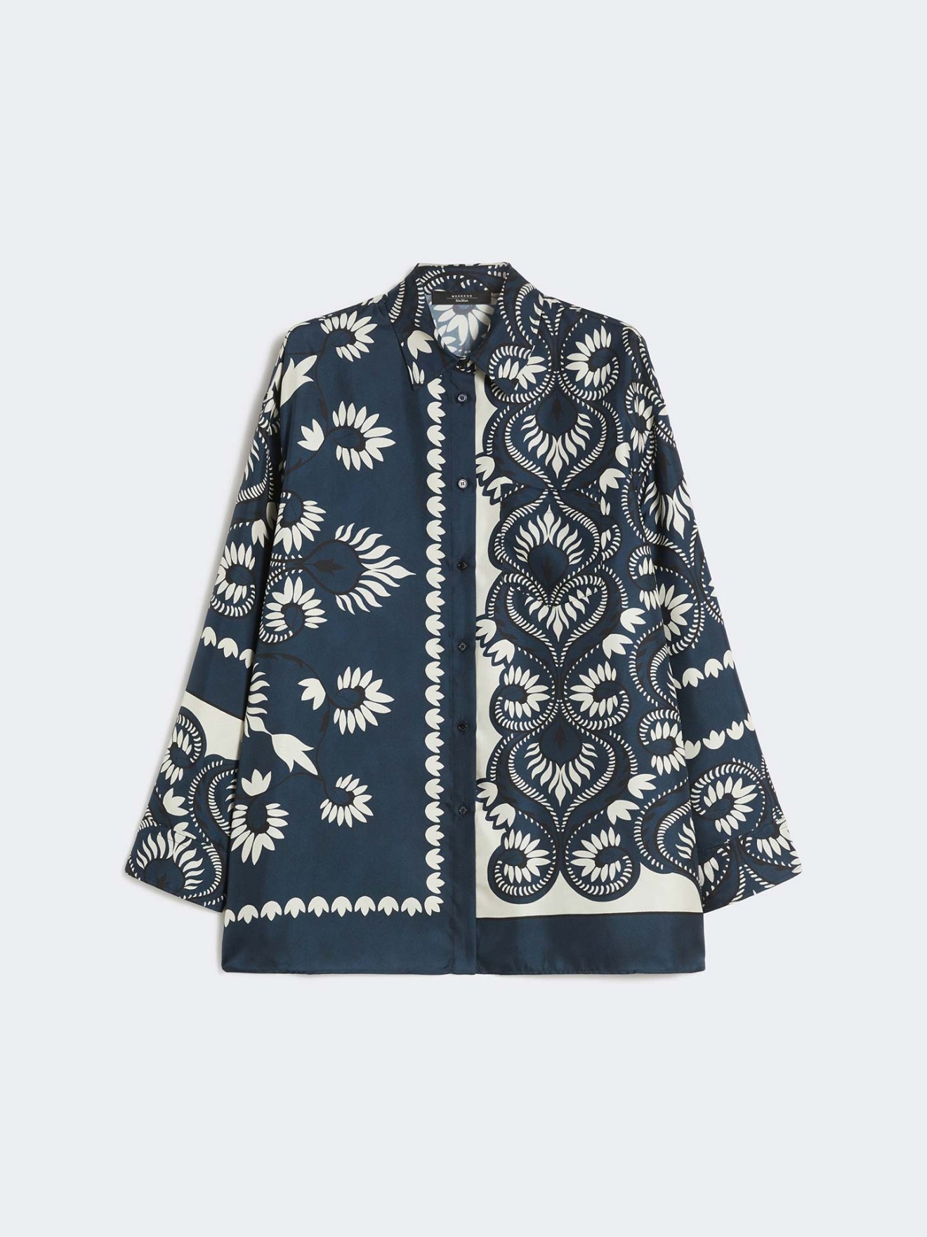 Camisa de Seda com Estampado WKDLASTRA