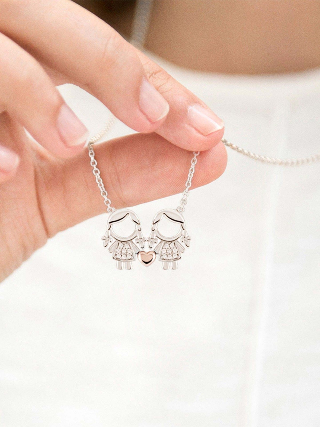Colar Mum 2 Meninas