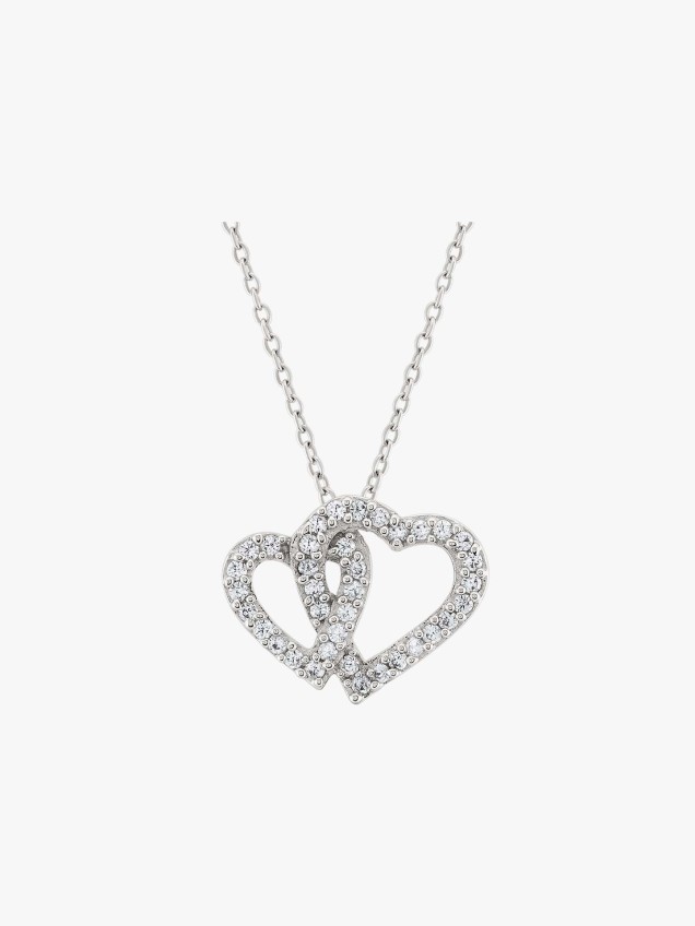 Colar Classy Double Heart