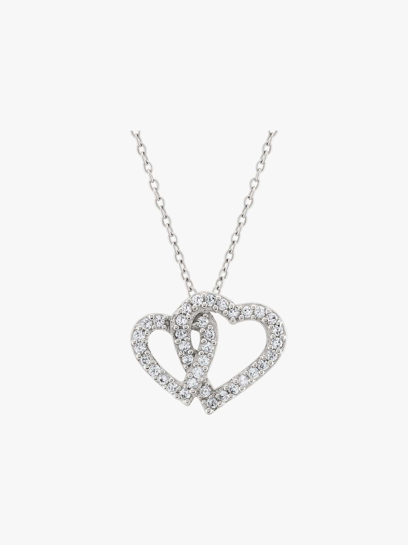 Colar Classy Double Heart