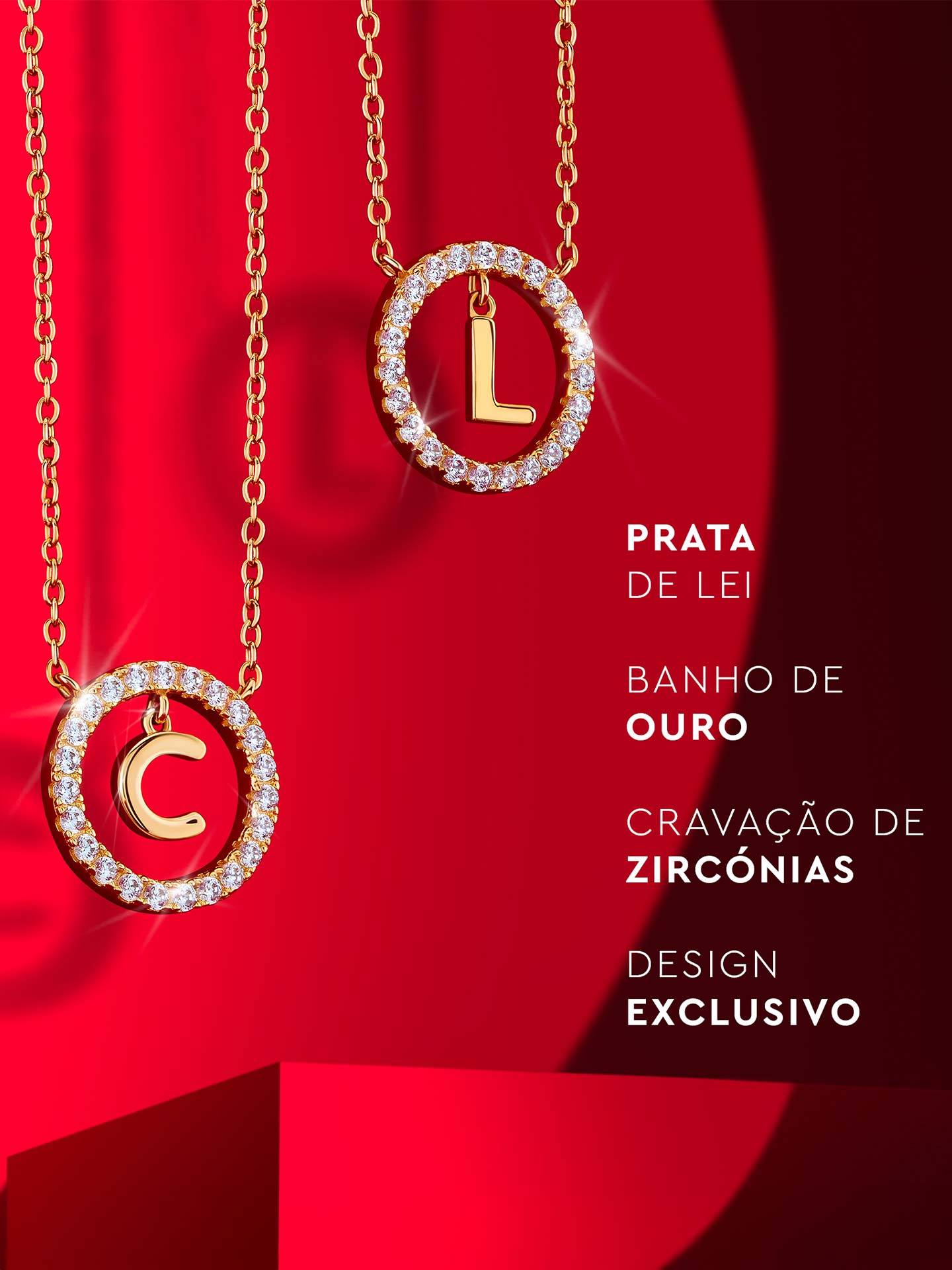 Colar Letra F