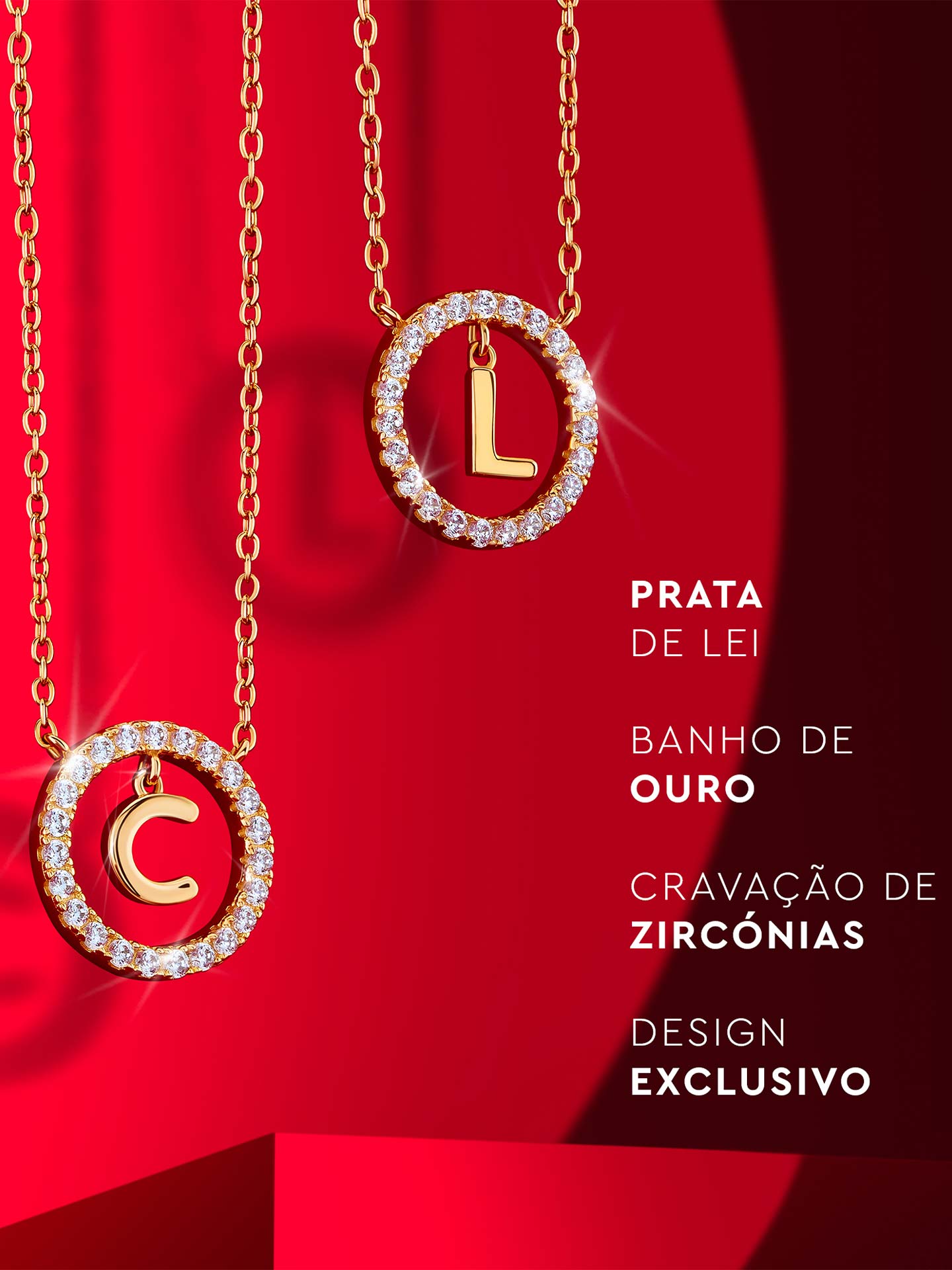 Colar Letra M