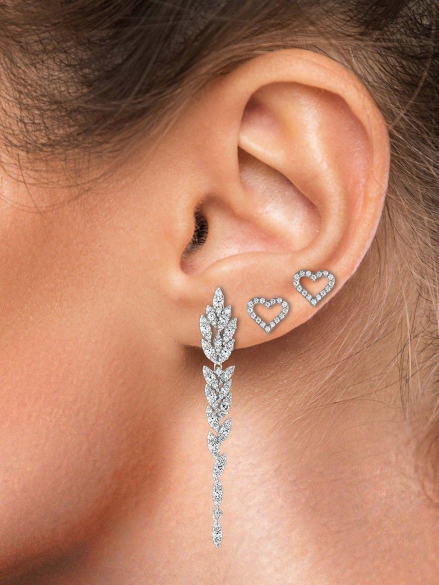 Brincos Classy Heart