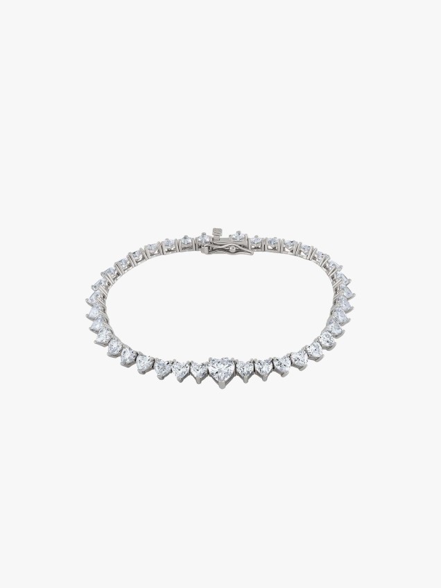 Pulseira Party Tennis Heart