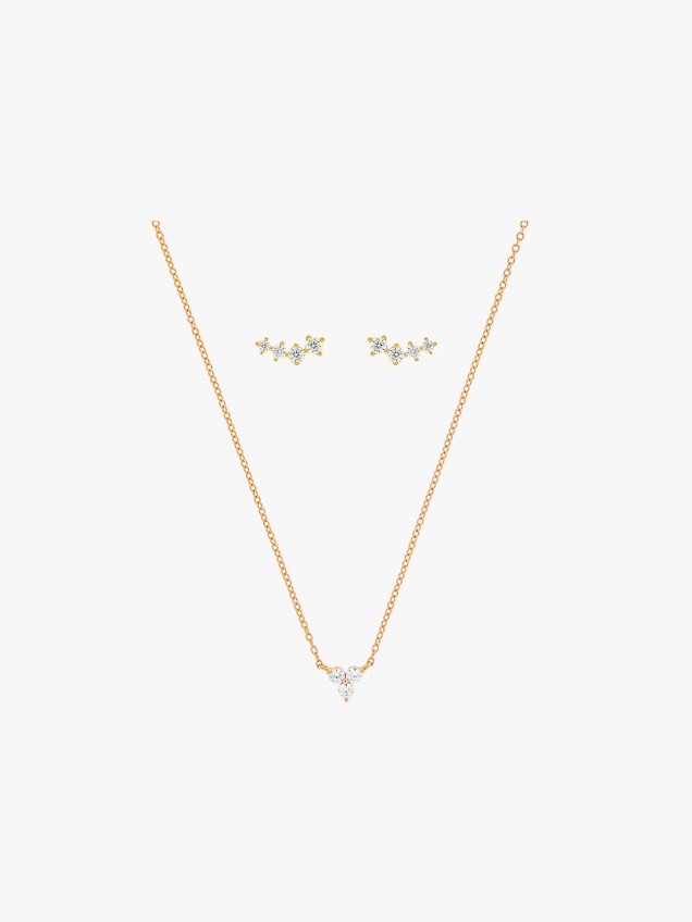 Conjunto Multiple CZ Yellow Golden