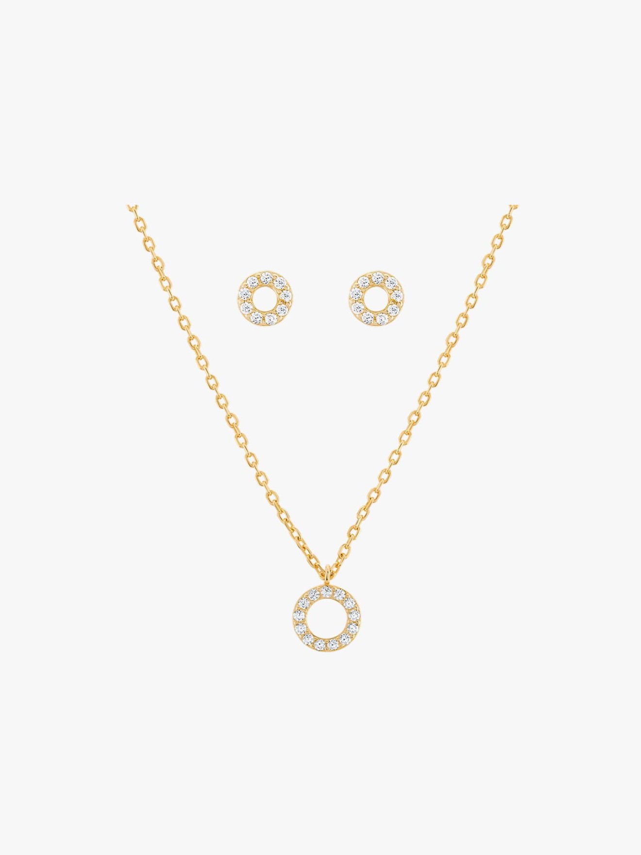 Conjunto Classy Circle Golden