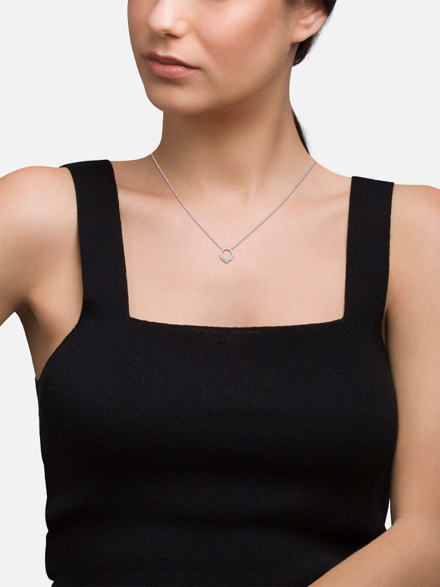 Conjunto Classy Circle Silver