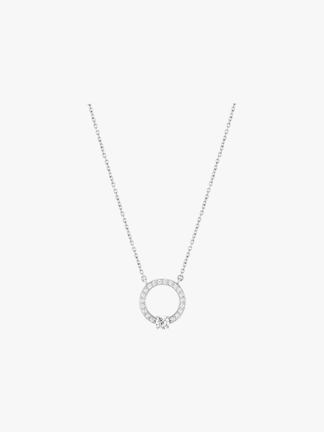 Conjunto Classy Circle Silver