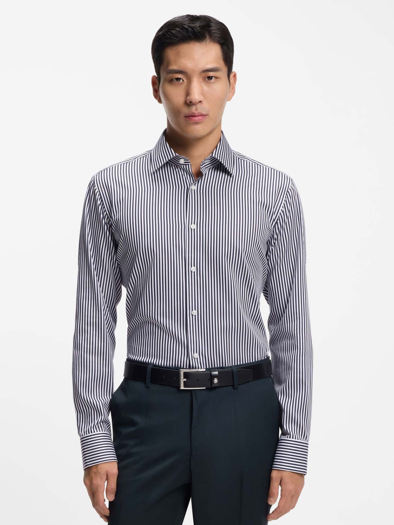Camisa Regular Fit �s Riscas
