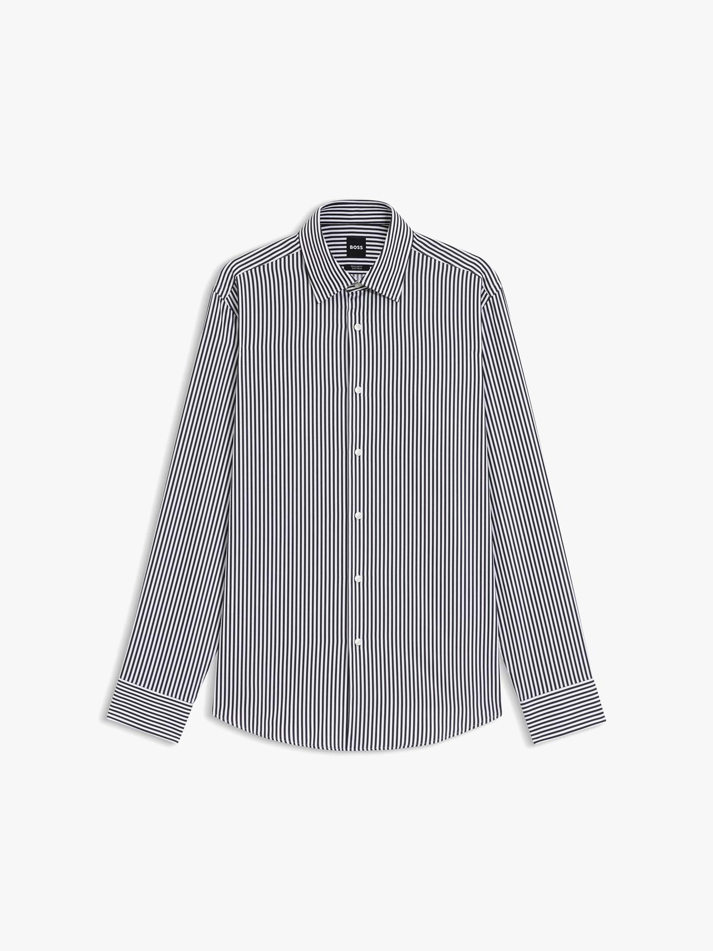 Camisa Regular Fit às Riscas