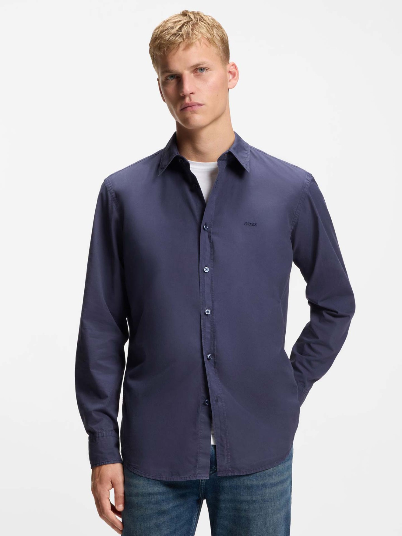 Camisa de Manga Comprida Regular Fit