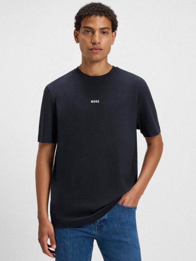 T-shirt de Algodo Relaxed Fit