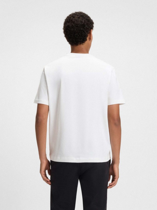 T-shirt de Algodão Relaxed Fit