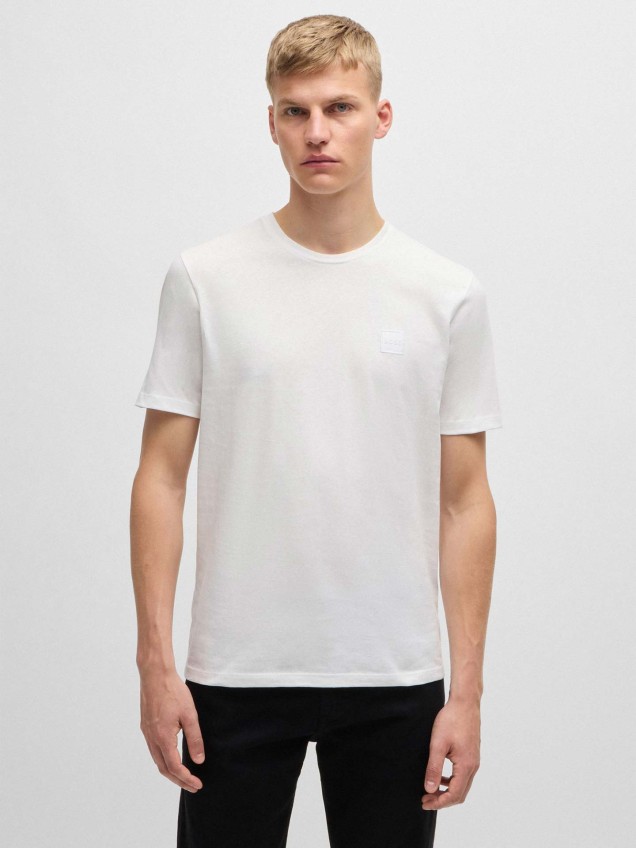 T-shirt Regular Fit com Logo