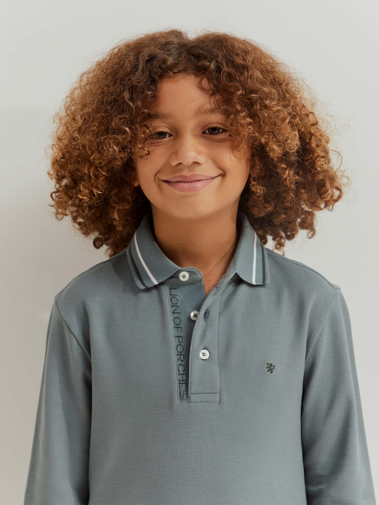 Polo de Manga Comprida com Bordado