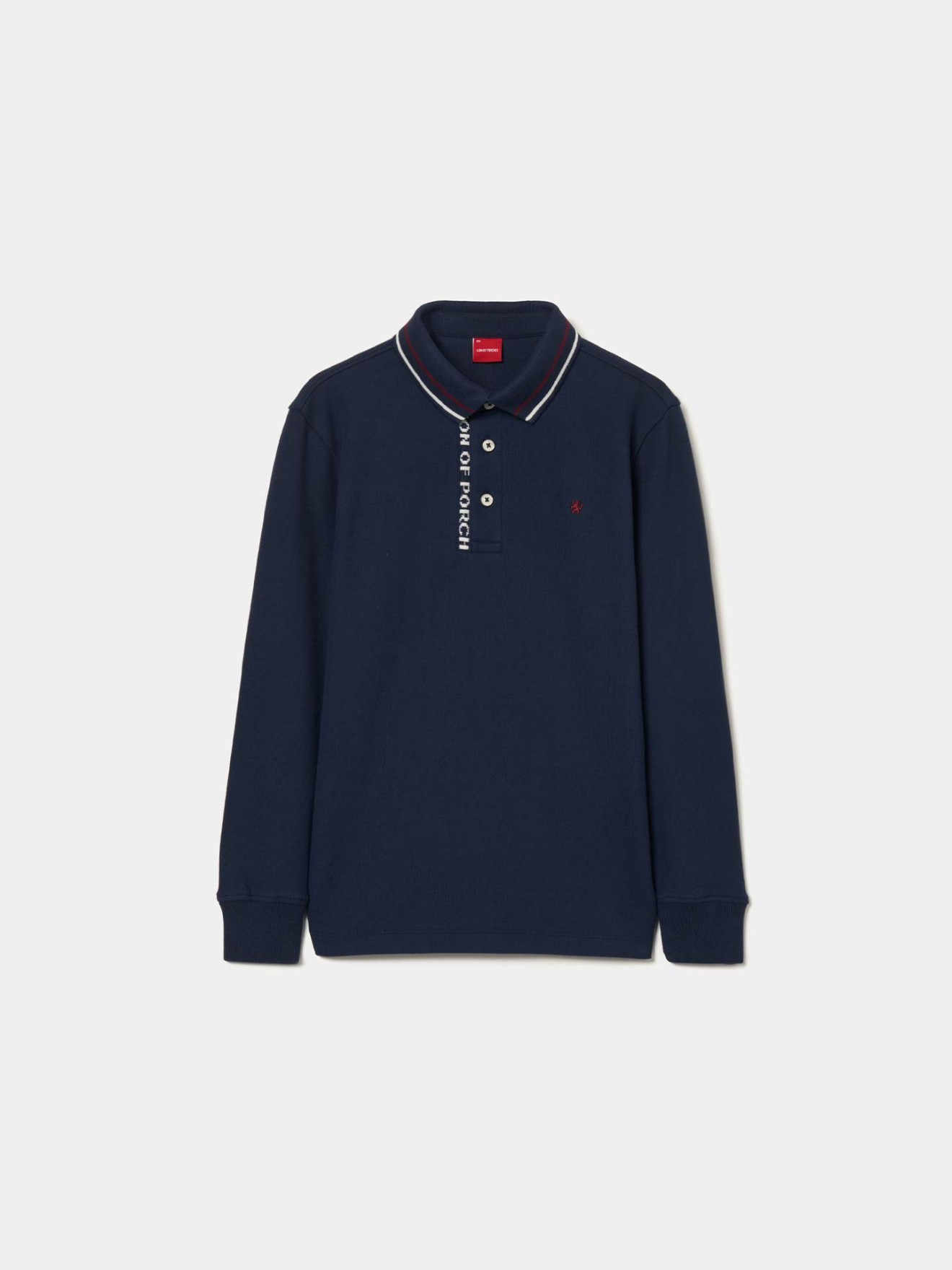 Polo de Manga Comprida com Bordado