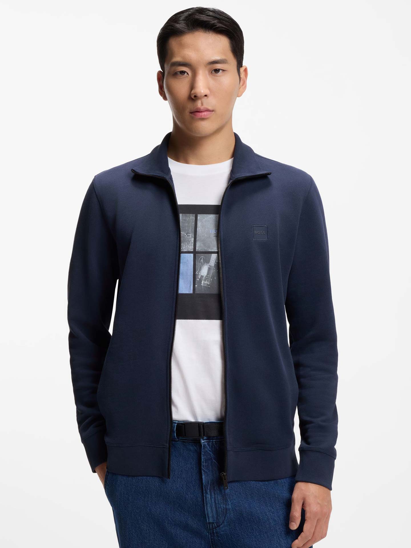 Casaco com Capuz e Fecho de Correr