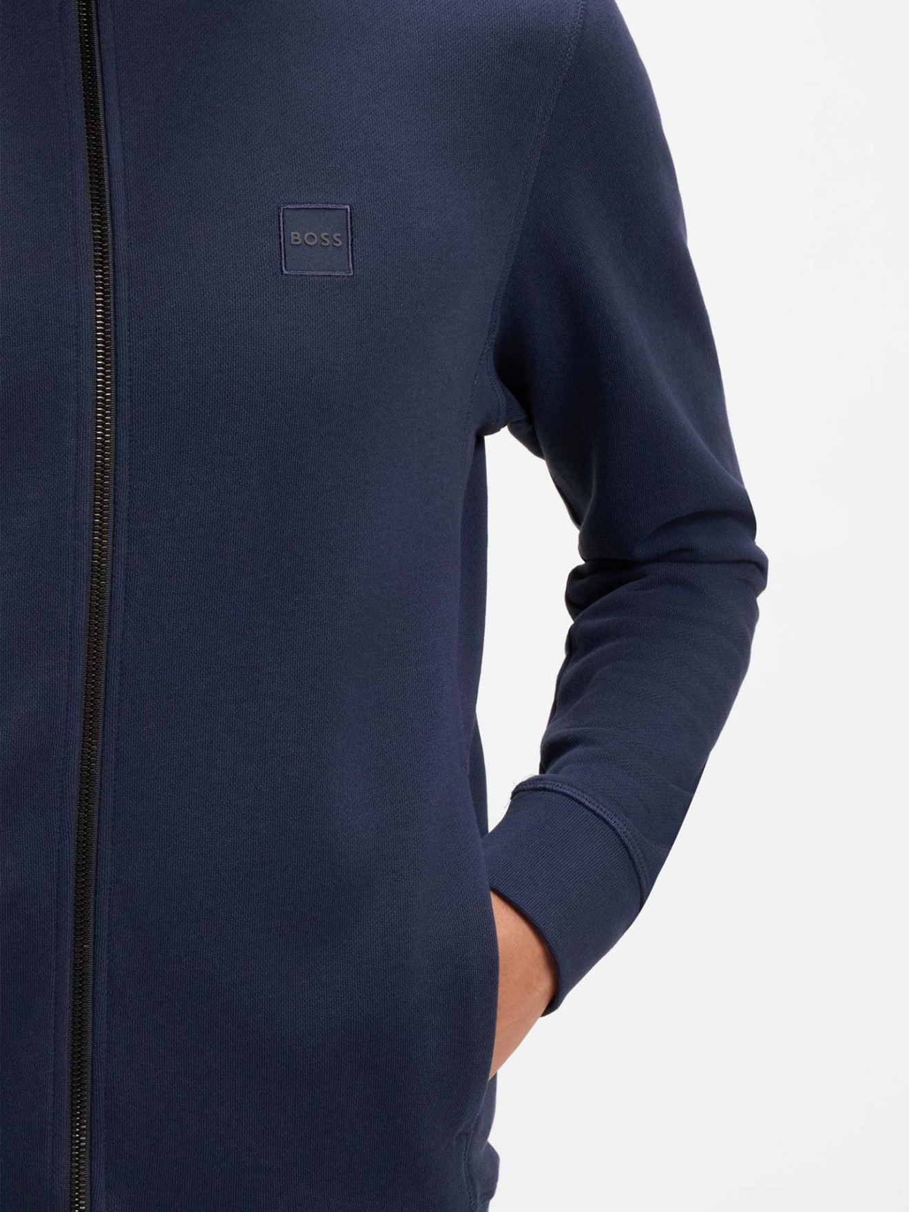 Casaco com Capuz e Fecho de Correr