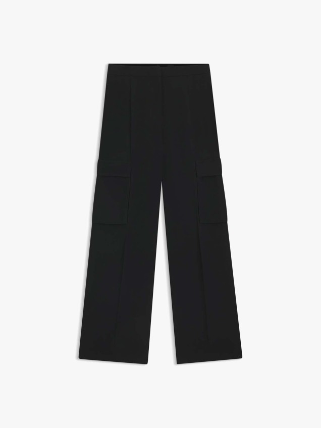 Calças Cargo de Corte Reto