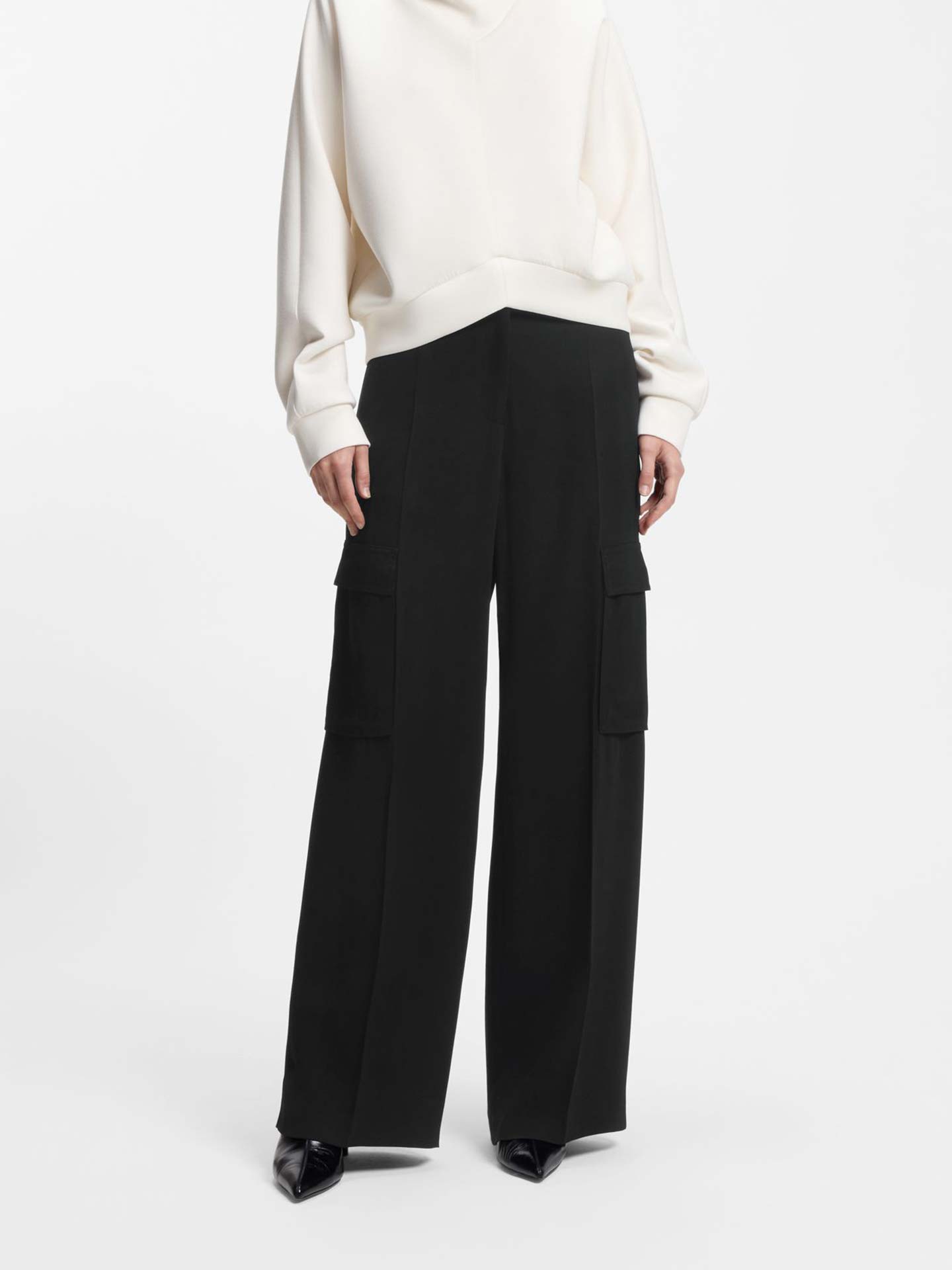 Calças Cargo de Corte Reto