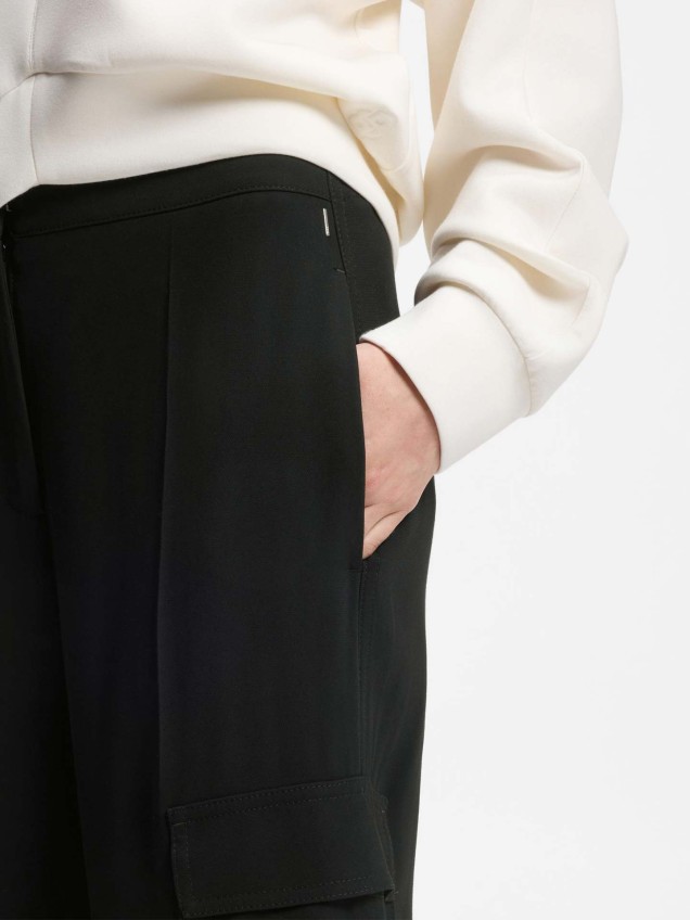 Calças Cargo de Corte Reto