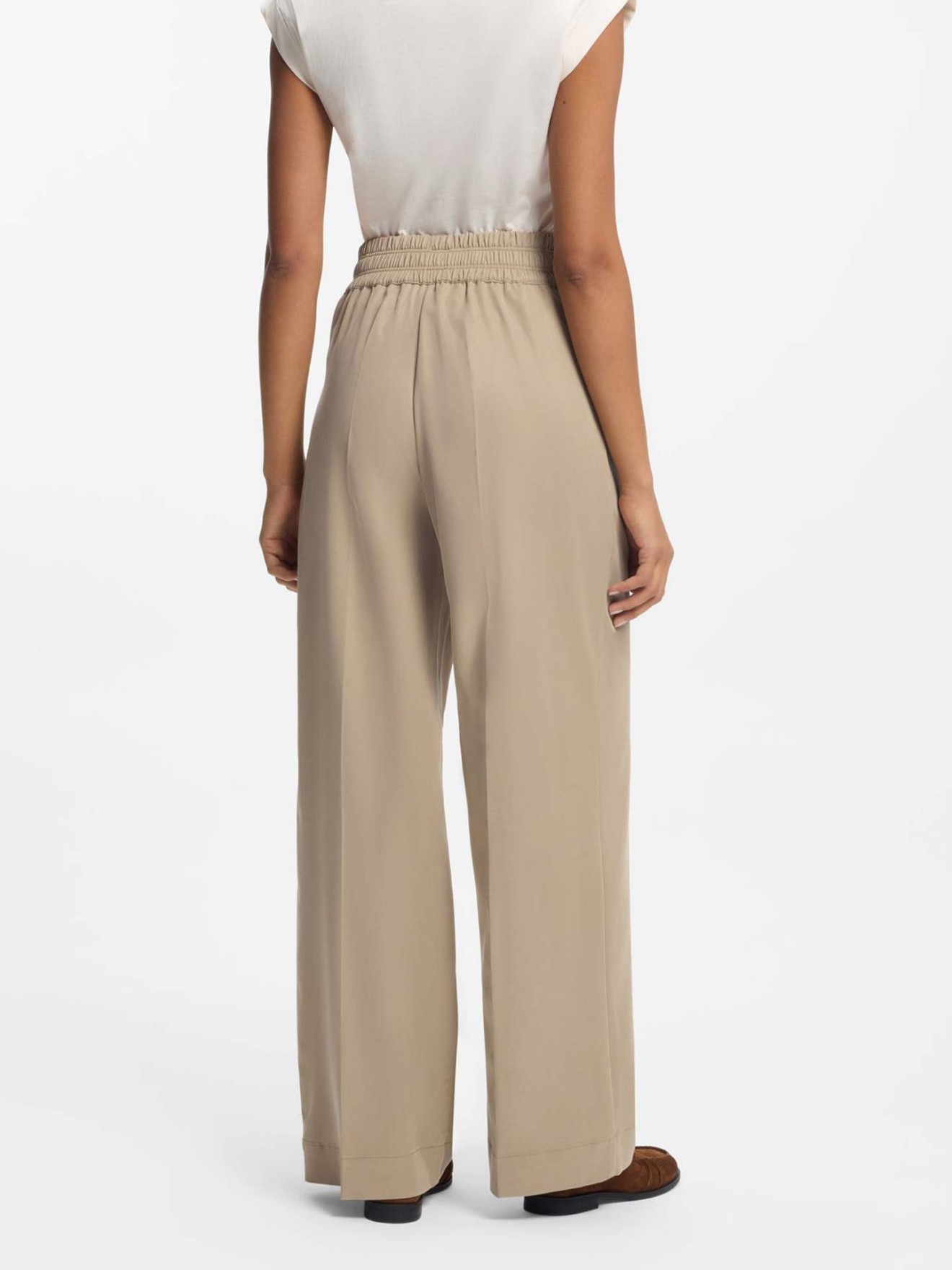 Cal�as de Perna Larga com Cintura El�stica