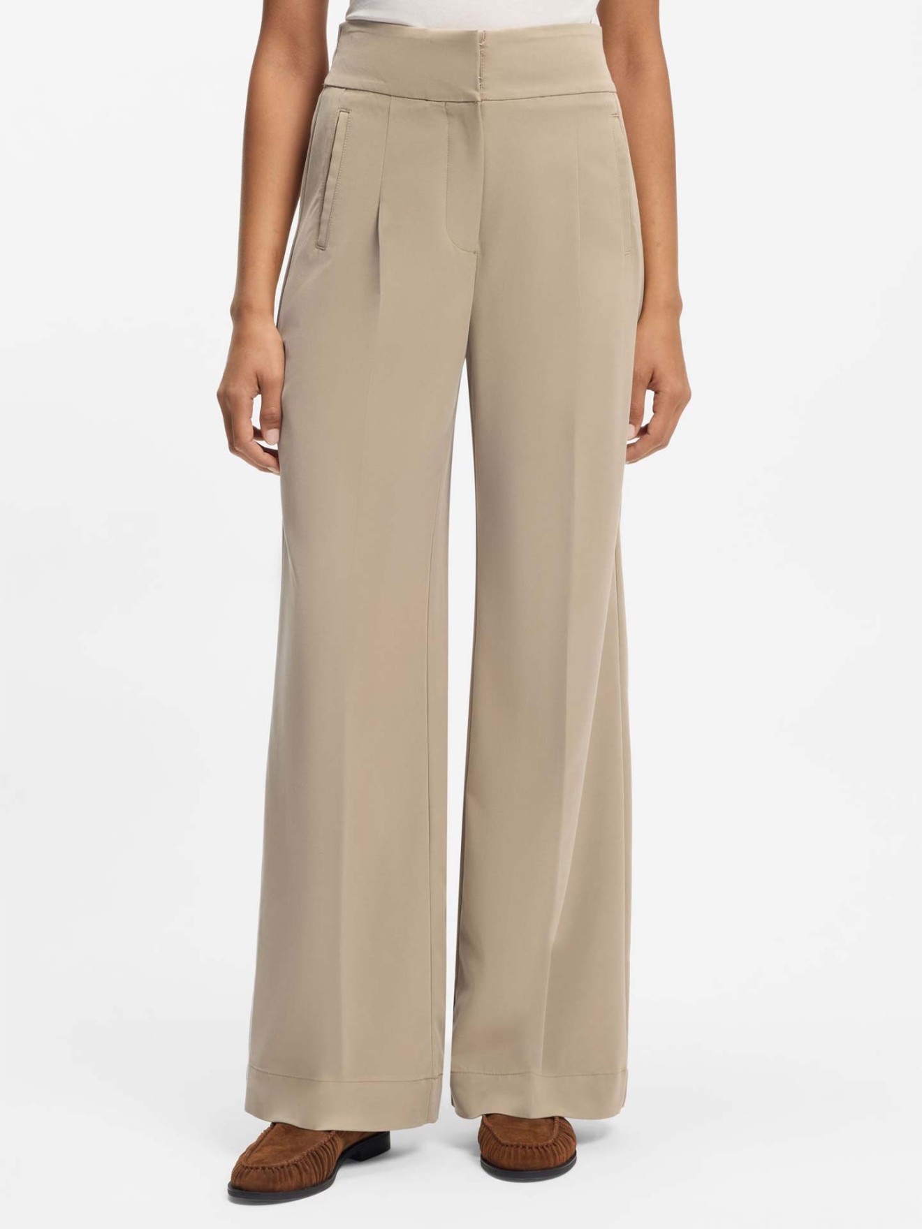 Cal�as de Perna Larga com Cintura El�stica