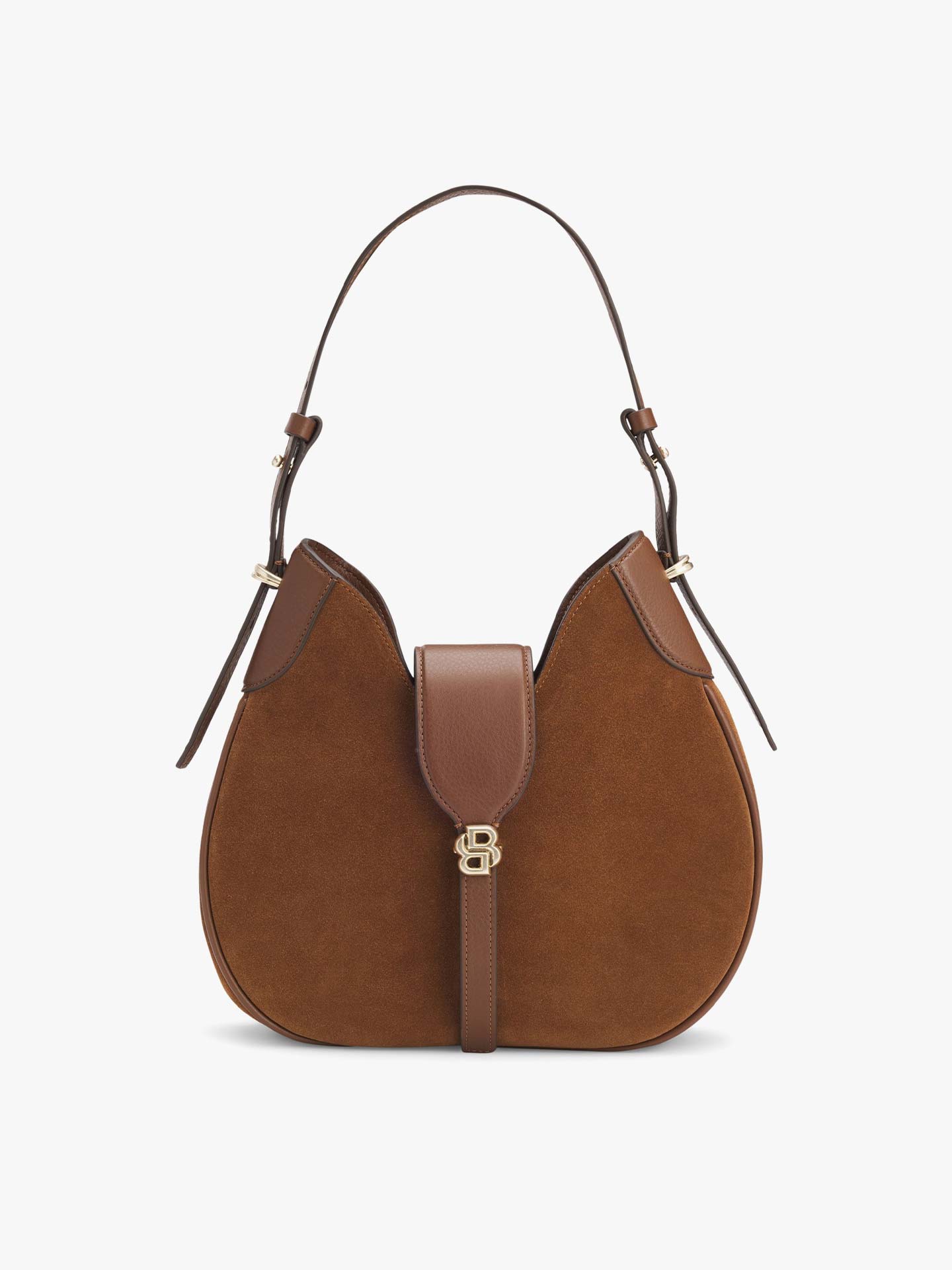 Mala de Ombro em Camurça e Pele