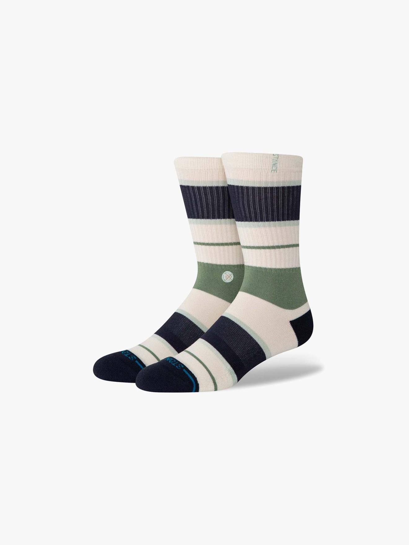 Meias de Cano Mdio Striped Delight