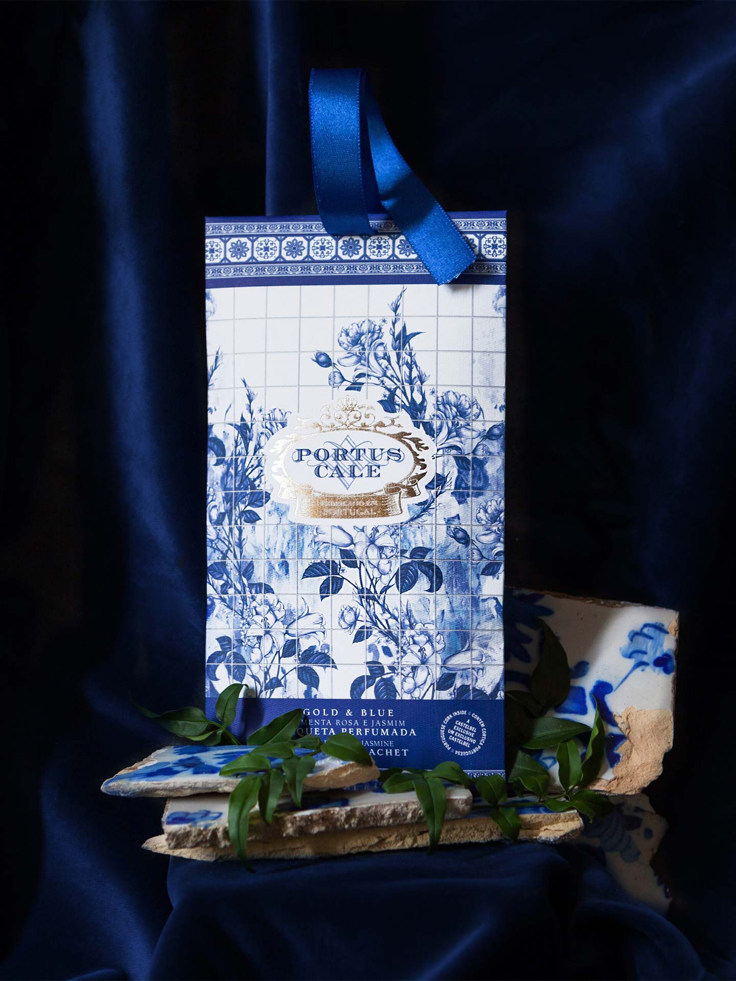 Saqueta Perfumada Portus Cale Gold & Blue