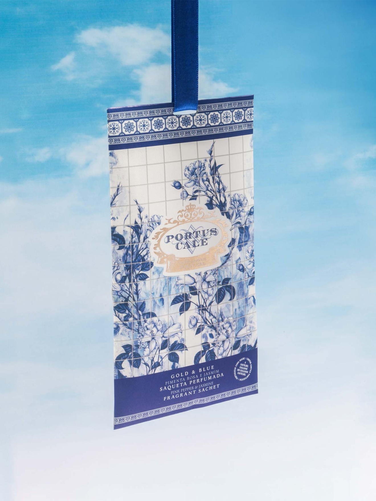 Saqueta Perfumada Portus Cale Gold & Blue