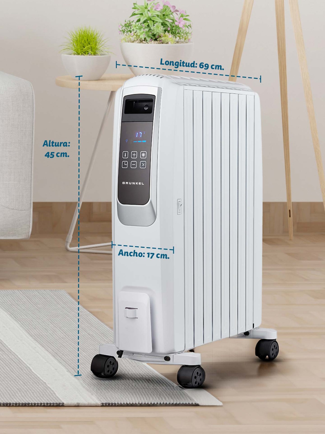 Radiador a �leo Digital 2000W