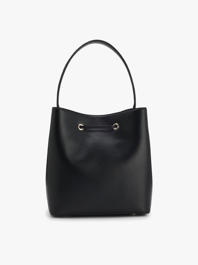 Bucket Bag Efeito Pele