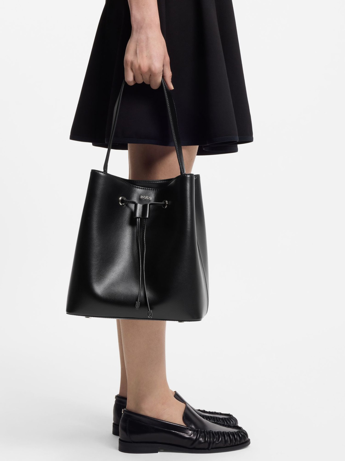 Bucket Bag Efeito Pele