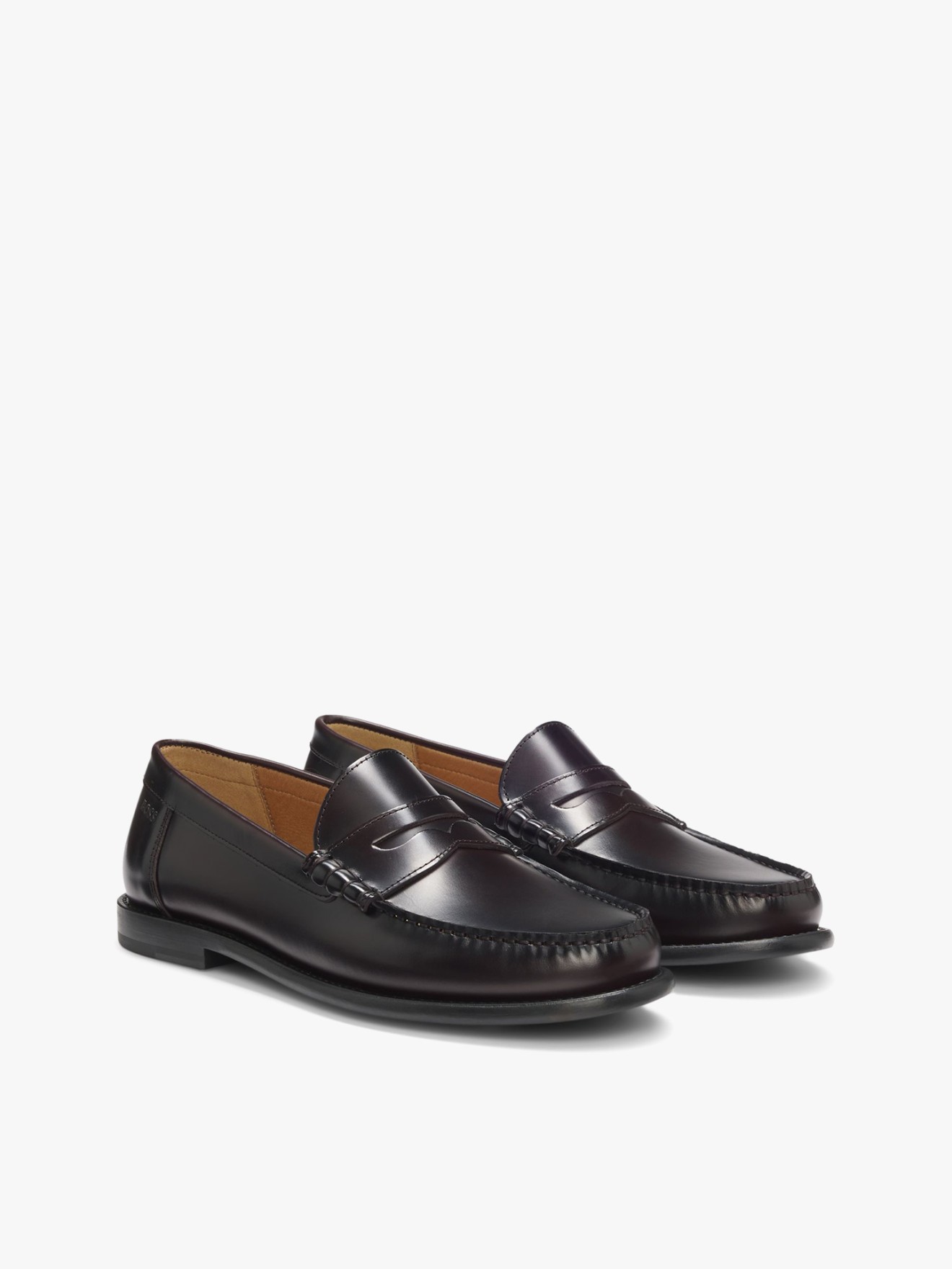 Mocassins Penny em Pele