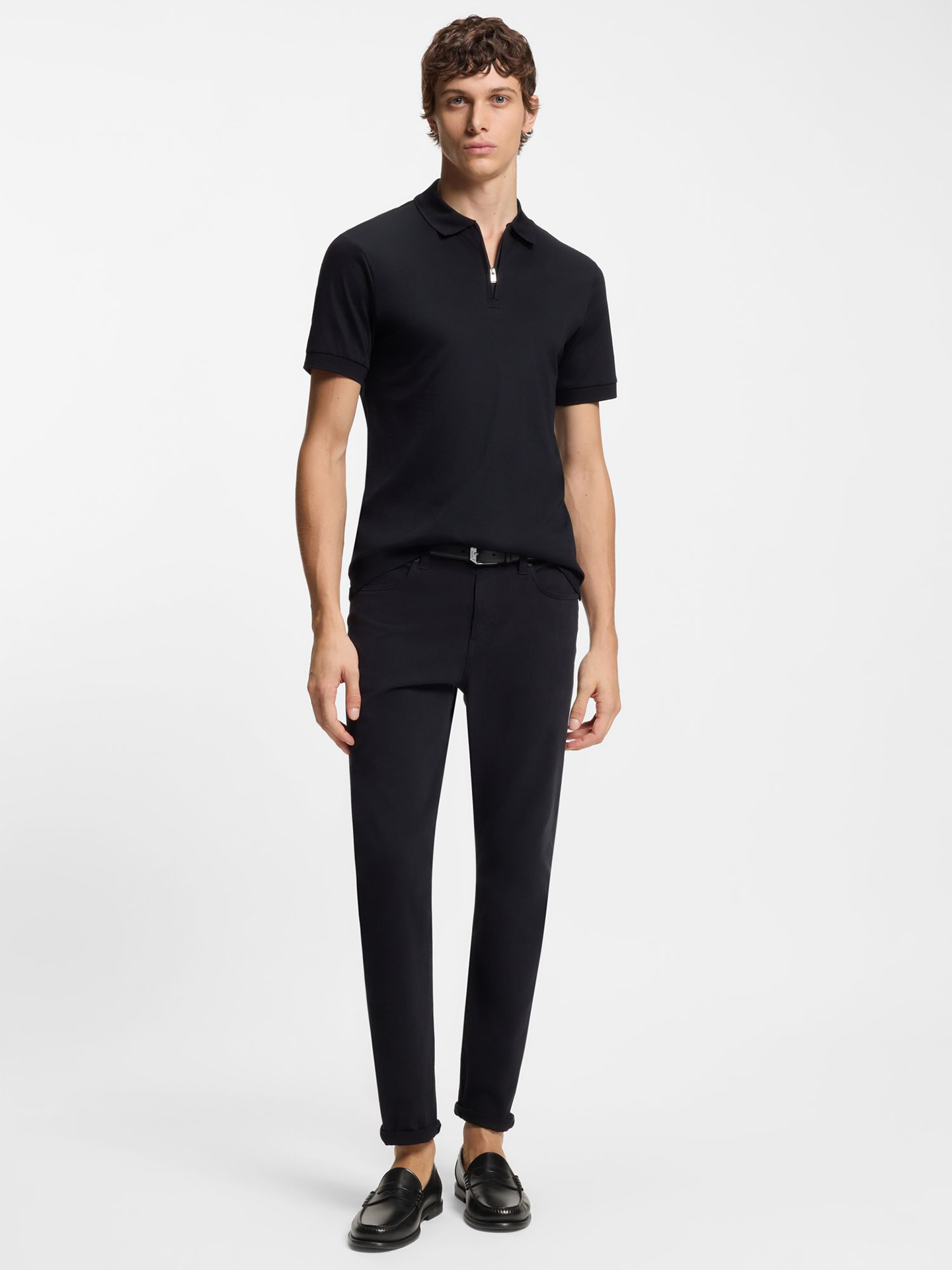 Mocassins Penny em Pele