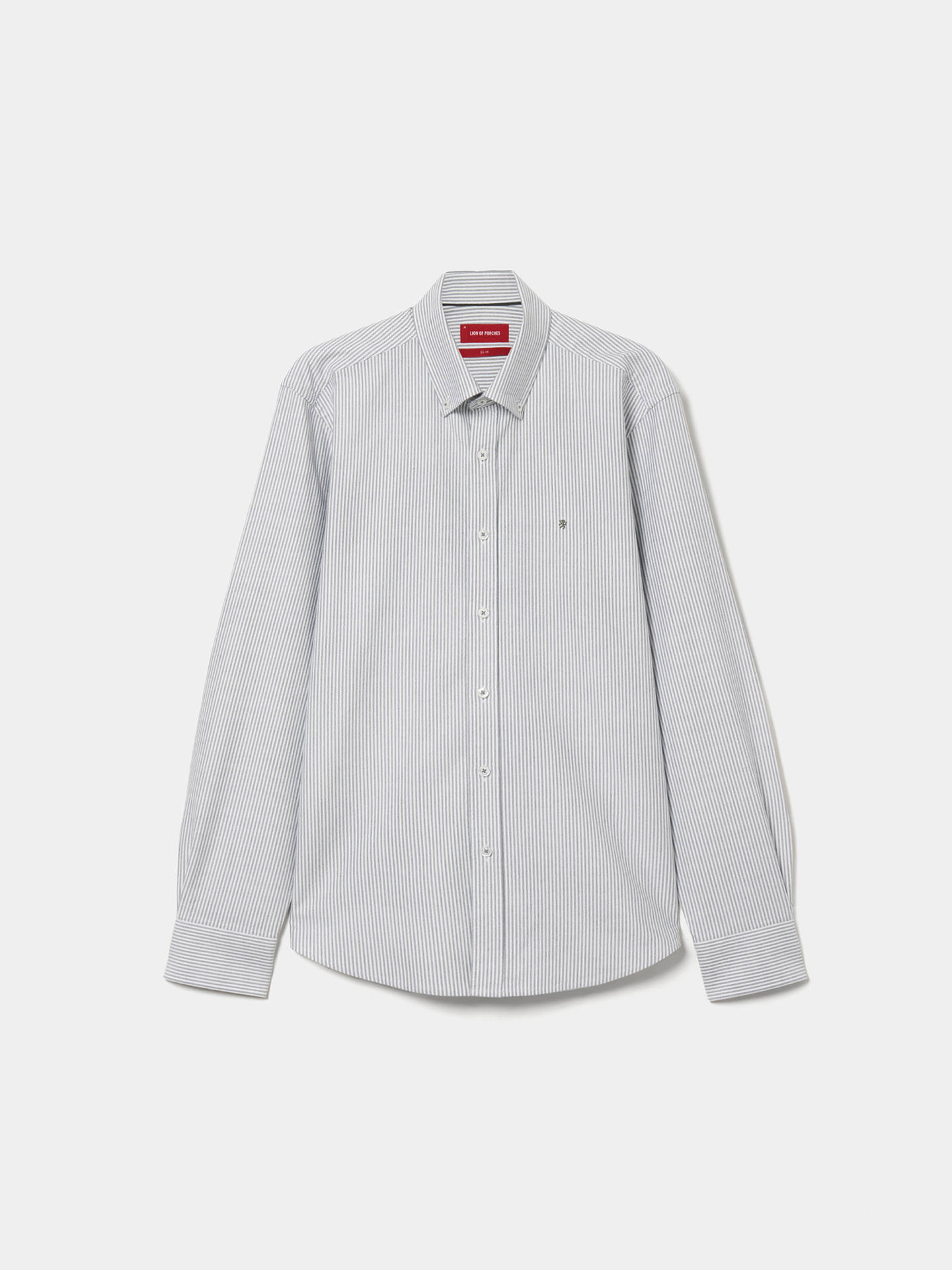 Camisa às Riscas Slim Fit