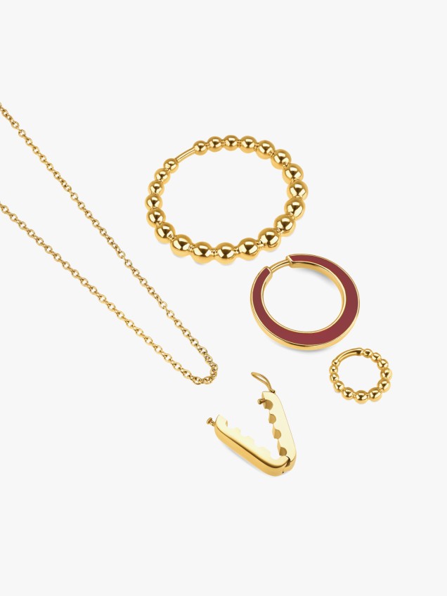 Set Colar & Brincos One Mood Rouge