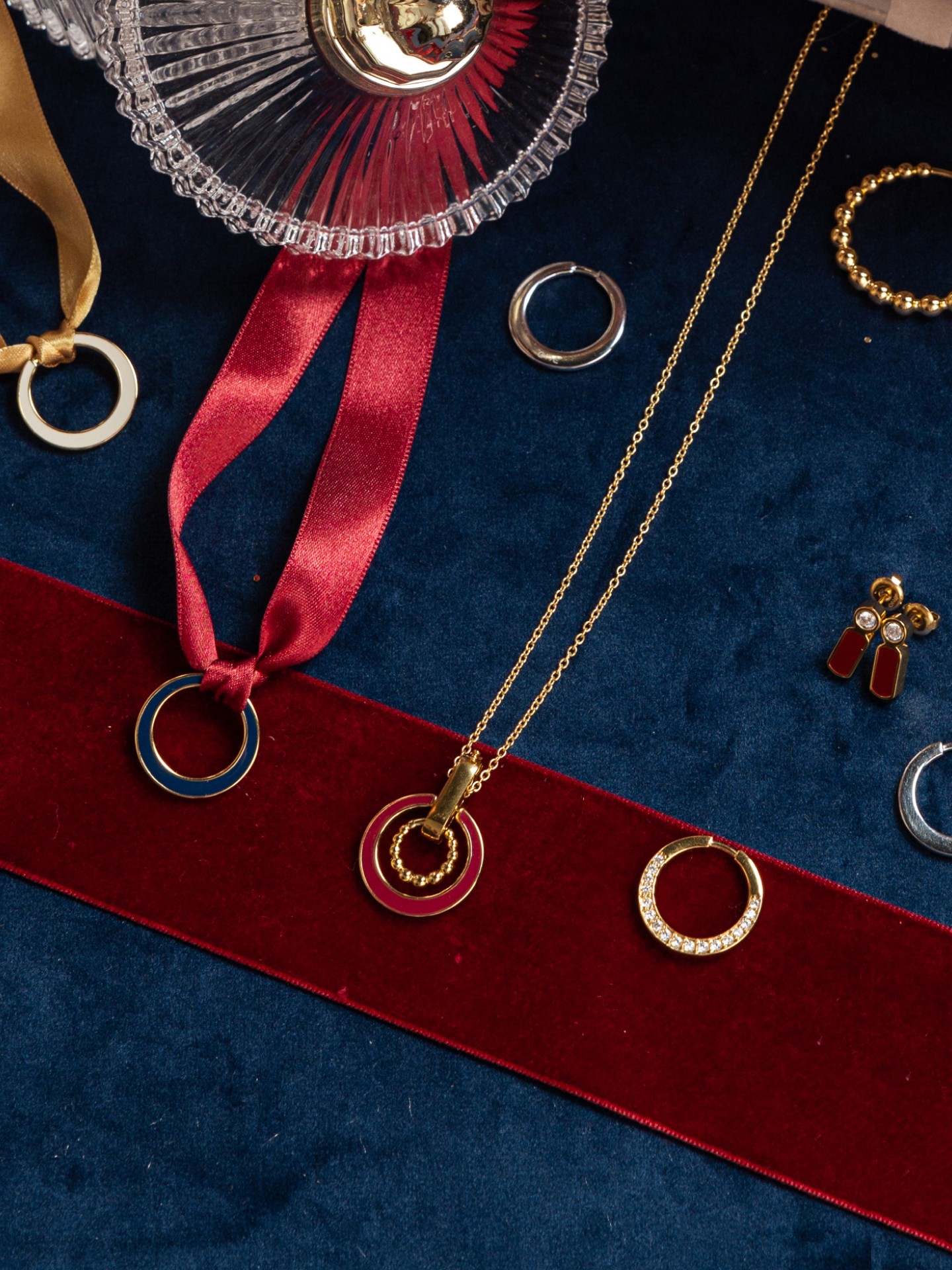 Set Colar & Brincos One Mood Rouge