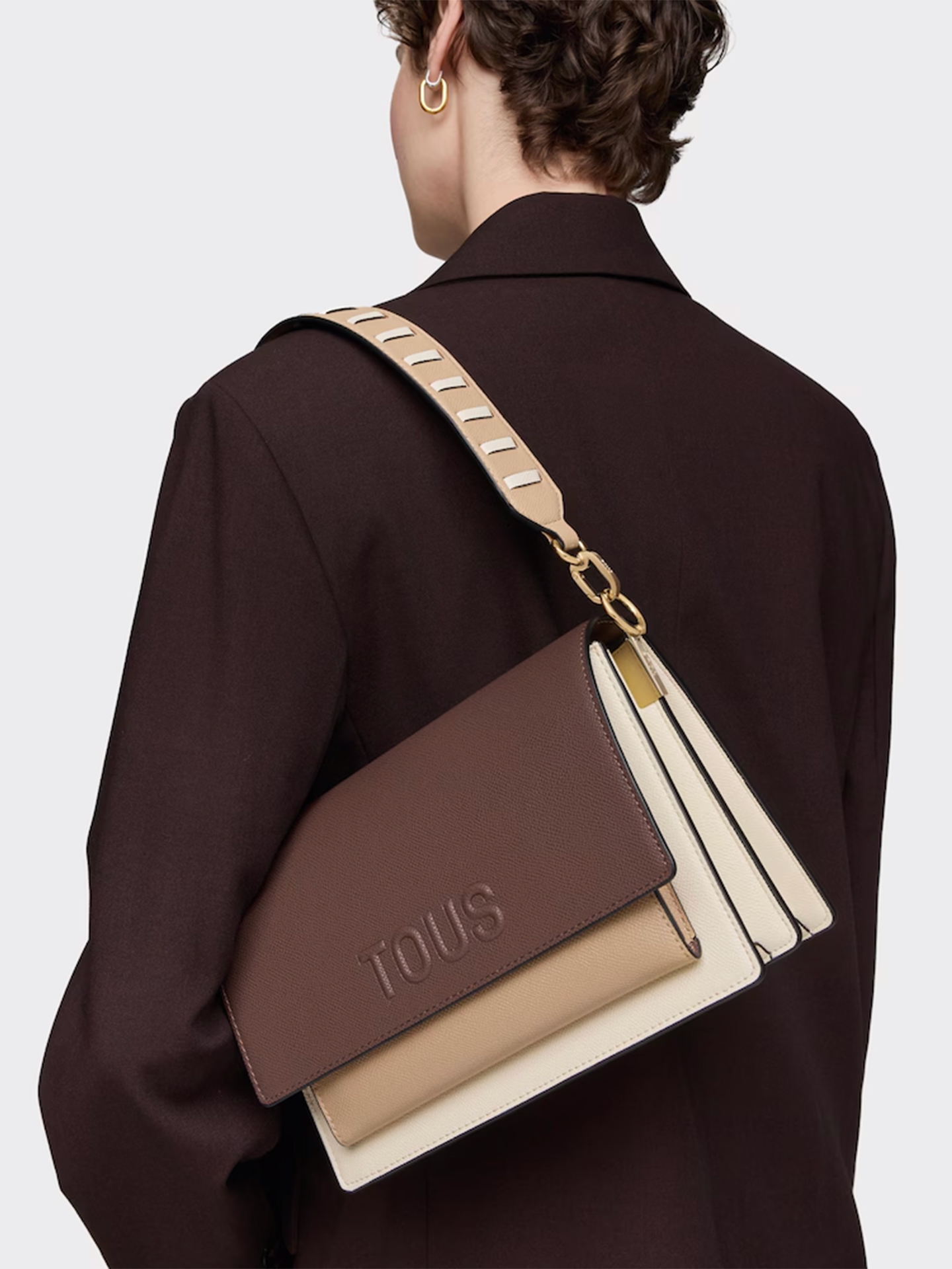 Mala de Ombro Audree Saffiano