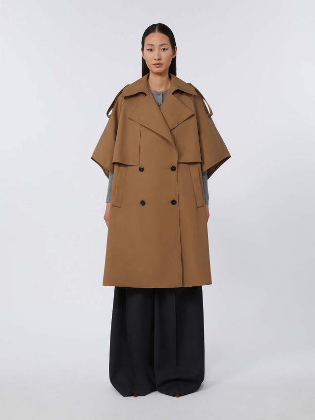 Capa Midi Estilo Trench MXAZEUS