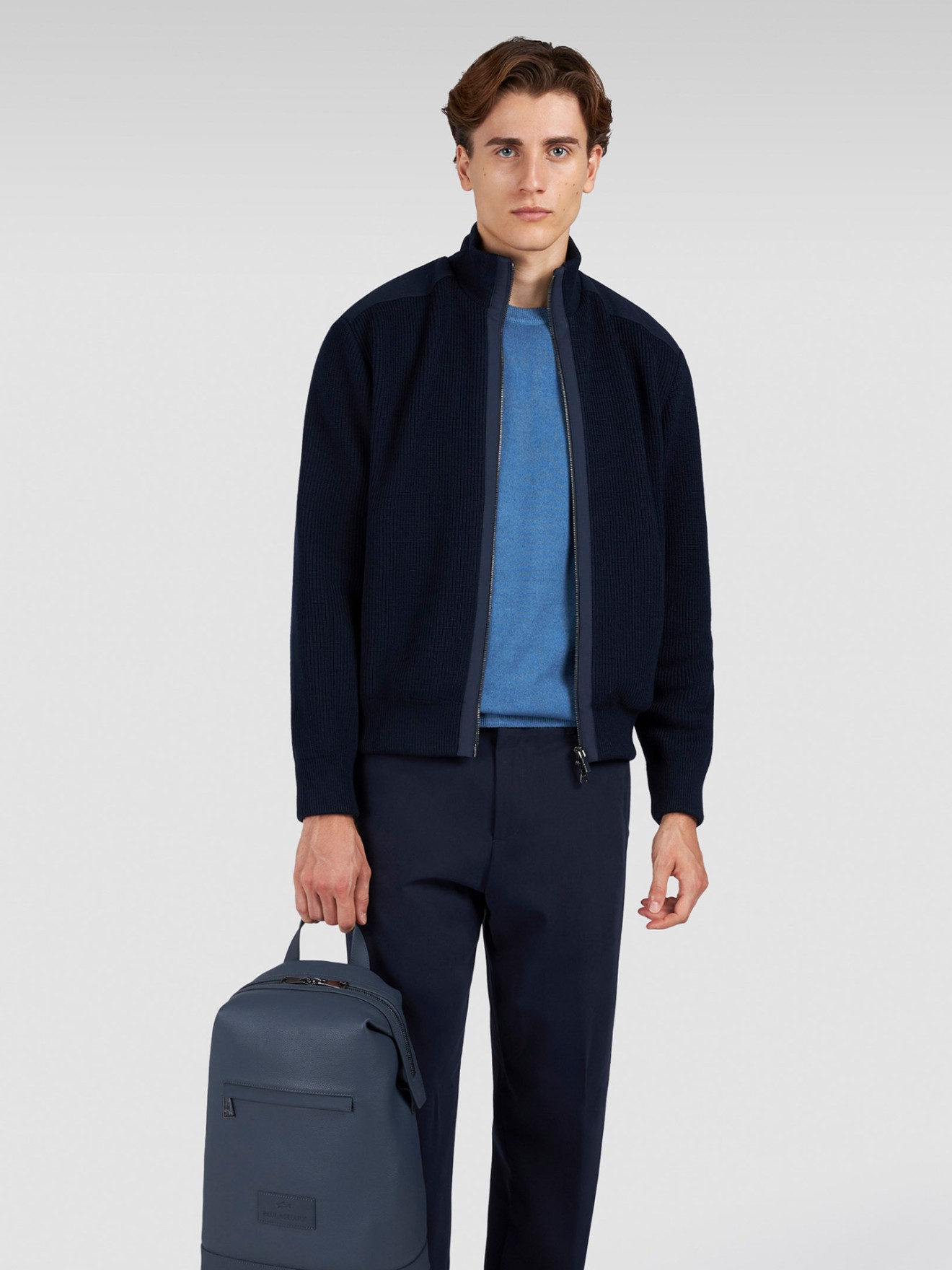 Bluso de Malha com Gola Alta