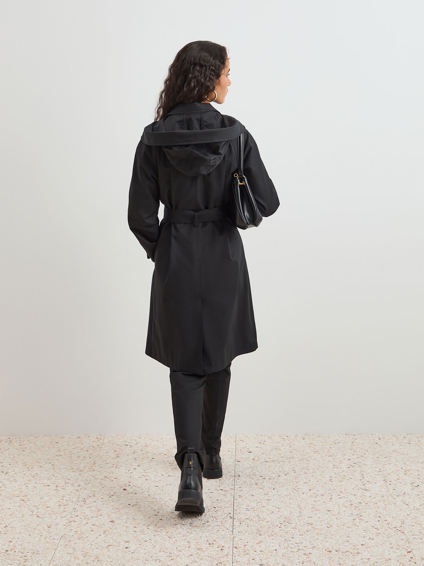 Gabardina Comprida com Cinto