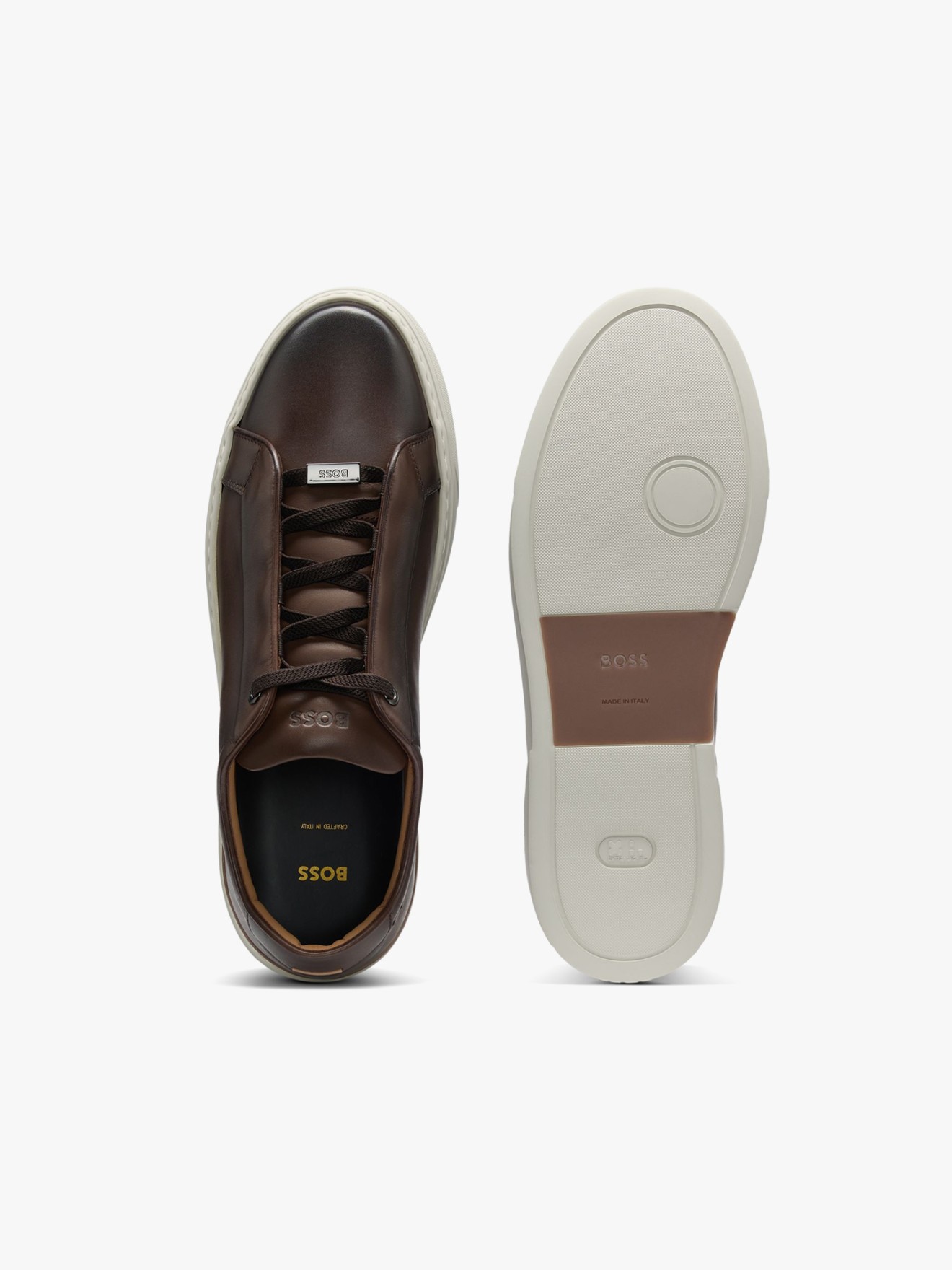 Sapatilhas em Pele Gary