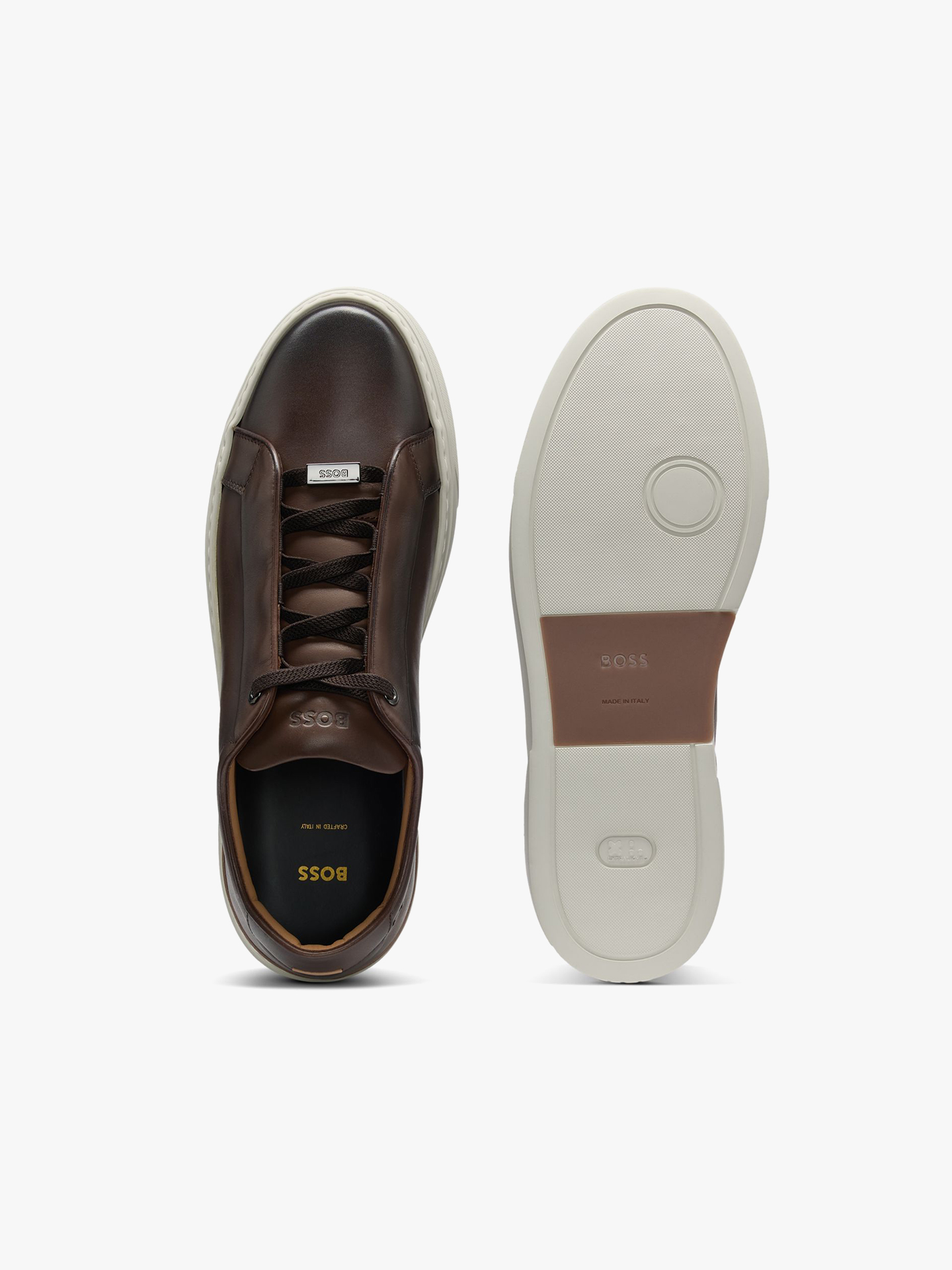 Sapatilhas em Pele Gary