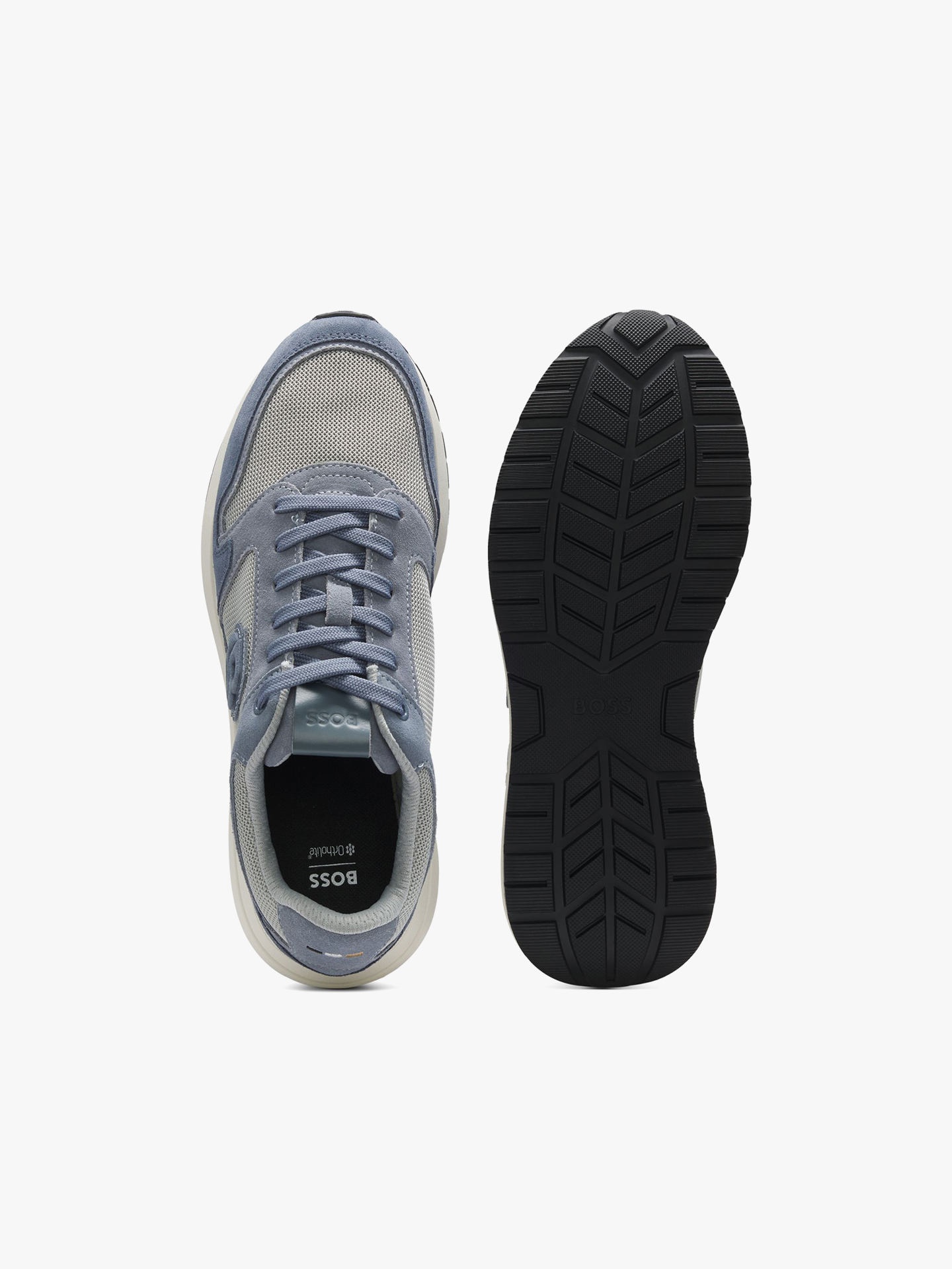 Sapatilhas em Camurça e Malha Respirável